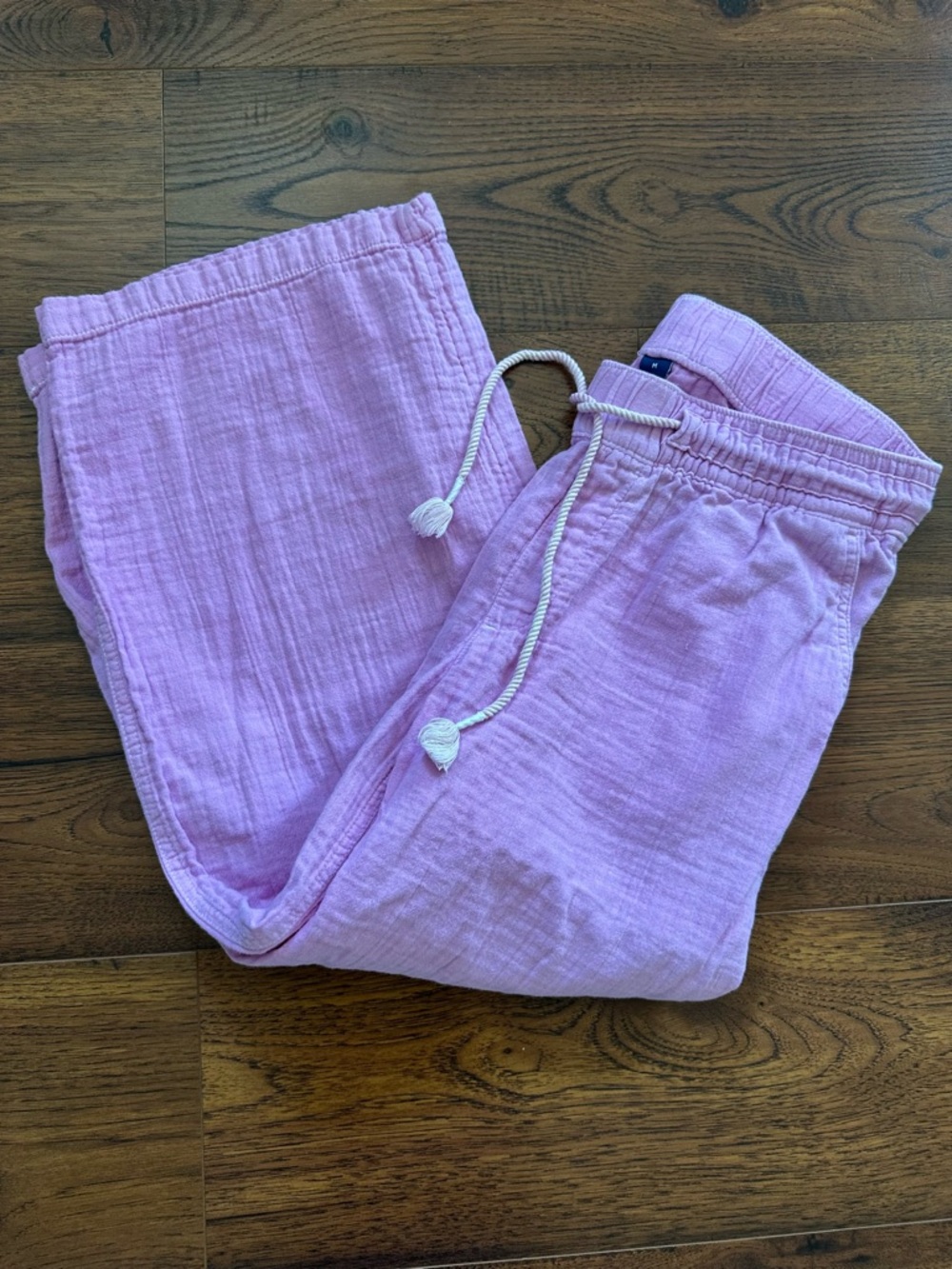 Old navy linen cropped pink pants
